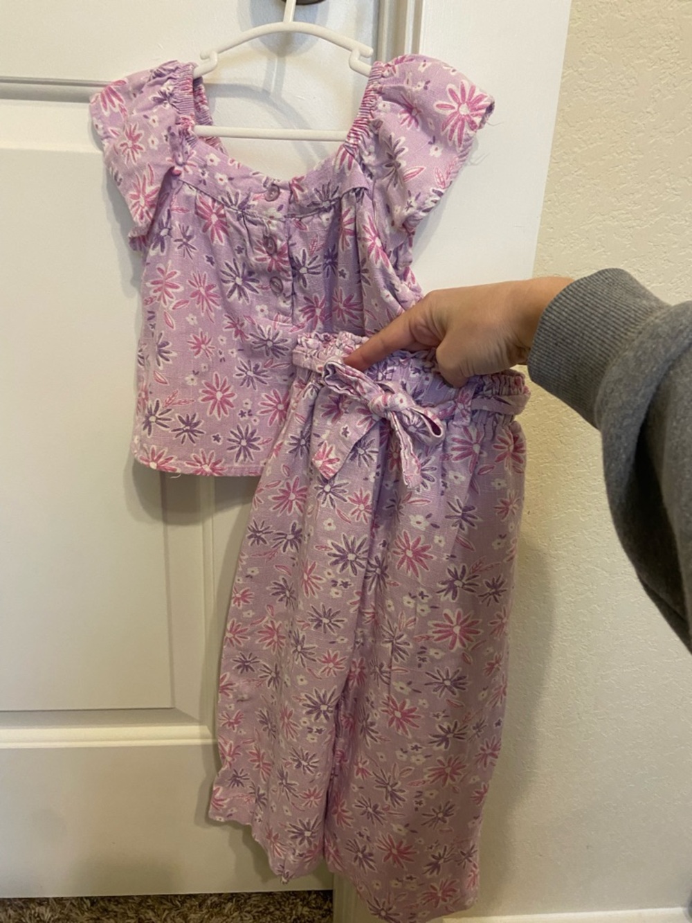 btween Lavender Floral Girls Set